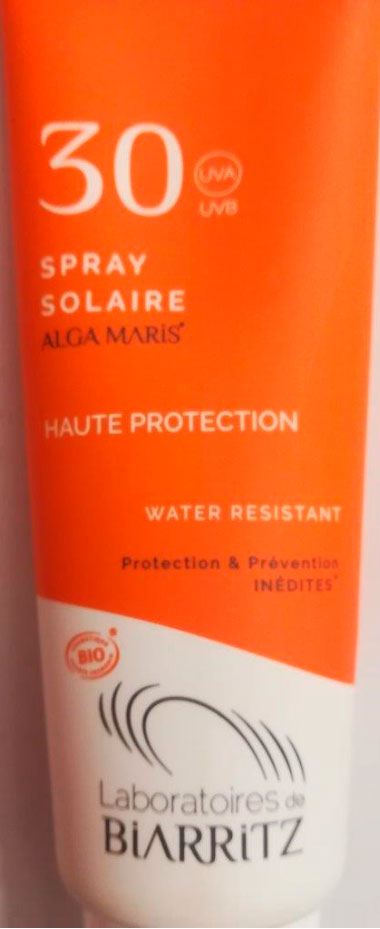 spray solar de spf 30 alga maris 100ml