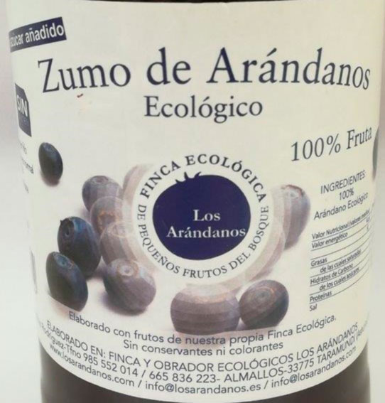 zumo de arandanos 2